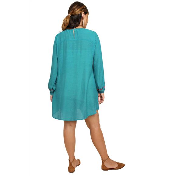 NEW UMGEE floral embroidered dress in emerald - Picture 4 of 4